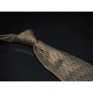 Ermenegildo Zegna Gold and Black Tie